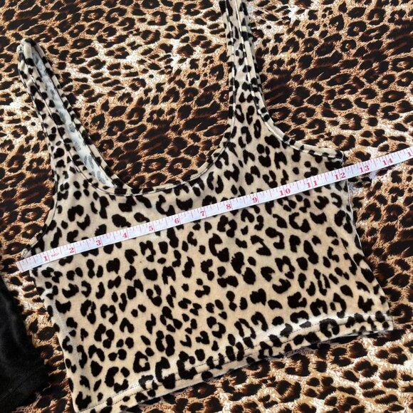 bundle x2 velvet crop tops - Picture 4 of 6